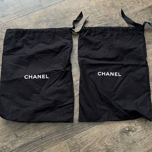 Chanel shoe dust bags
